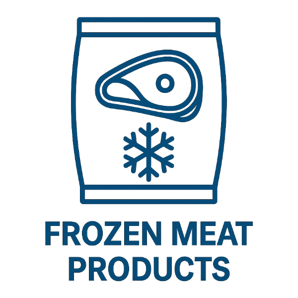 Frozen meat products